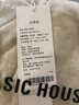 百家好（Basic House）萊賽爾撞色卡通短袖針織衫女夏季亞麻套頭上衣 米色 L 曬單實拍圖