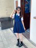 衣諾坊女童新品連衣裙套裝六一演出服幼兒園園服校服畢業(yè)兒童班服小學生 曬單實拍圖