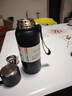 SSIIXX日本品牌高顏值水杯大容量顯溫悶茶316底保溫杯茶水分離商務(wù)送禮 黑色顯溫款 800ml 曬單實(shí)拍圖