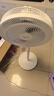 美的（Midea）【品質(zhì)推薦】七葉輕音柔風(fēng)電風(fēng)扇/家用省電落地扇/臺(tái)式電扇/廣角搖頭節(jié)能宿舍大風(fēng)量節(jié)能小型風(fēng)扇 白色經(jīng)典款 曬單實(shí)拍圖