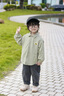 巴拉巴拉童裝薄外套幼童裝寶寶外套男童女童2025新款秋裝格子萌趣印花衣服 土灰綠40924 110 曬單實(shí)拍圖
