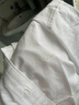 Levi's李維斯男士美式復(fù)古刺繡休閑簡約商務(wù)通勤條紋長袖翻領(lǐng)襯衫 白色 M 曬單實(shí)拍圖