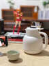 KOKUUN日本品牌保溫壺316不銹鋼燜茶壺智能顯溫泡茶壺水壺茶水分離水壺 時尚白 1500ml 顯溫款 曬單實拍圖