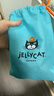 Jellycat花生企鵝包包掛飾動物毛絨玩偶鑰匙扣送禮娃娃生日七夕情人節(jié)禮物 灰色 One Size 曬單實拍圖
