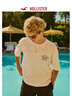 HOLLISTER【美式情侶棉質(zhì)款】25夏新款度假T恤男裝女裝KI323-5260 白色 S (175/92A) 曬單實(shí)拍圖