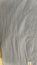 無印良品A類全棉枕套100%純棉枕套枕巾48x74cm一對裝 淺藍(lán)灰 曬單實(shí)拍圖