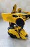 變形金剛（TRANSFORMERS）兒童玩具正版授權(quán)男女孩生日禮物遙控汽車機(jī)器人模型大黃蜂 曬單實(shí)拍圖