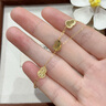 中國(guó)黃金（CHINA GOLD）黃金項(xiàng)鏈18K金碎碎冰時(shí)尚搭配項(xiàng)鏈結(jié)婚三金生日節(jié)日禮物送老婆 【其他款式聯(lián)系客服】勿拍 曬單實(shí)拍圖
