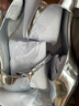 CHARLES&KEITH銀色亮面粗跟包頭涼鞋單鞋七夕禮物CK1-61720230 Silver銀色 38 （245） 曬單實(shí)拍圖