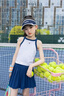 moonkids女童夏季運動背心2025新款兒童夏天吊帶涼感速干衣小女孩戶外衣服 19136白色吊帶+6118藏青色短裙 150 /160 【推薦身高145-165cm】 曬單實拍圖