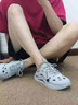 回力男鞋洞洞鞋夏季外穿涼鞋沙灘鞋男2025新款百搭潮流戶外涉水溯溪鞋 灰色 42 (260mm) 曬單實(shí)拍圖