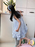 迪士尼艾莎女童公主連衣裙子新品連衣裙子女童夏裝夏季2025新款兒童衣服 曬單實拍圖