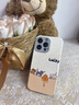圣圖朗小羊皮可愛(ài)熊貓適用phone15promax蘋(píng)果14手機殼新款16pro情侶12男女生防摔11磨砂硅膠13全包保護套 小羊皮 -杏白底四只貓咪Lucky iPhone 13 Pro 曬單實(shí)拍圖