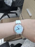 斯沃琪Swatch瑞士手表  無盡天藍畢業(yè)禮物雙日歷男女學(xué)生石英腕表 天藍色 34mm 曬單實拍圖