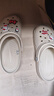 crocs卡駱馳檀健次同款洞洞鞋男沙灘鞋|10001 骨白色-2Y2 39(240mm) 曬單實(shí)拍圖