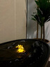 現代簡(jiǎn)約流水擺件家居玄關(guān)開(kāi)業(yè)會(huì )所辦公室桌面流水微景觀(guān)室內噴泉 涌金.啞光黑色（升級款）42*22*11CM 曬單實(shí)拍圖