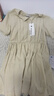播優(yōu)雅輕奢連衣裙女25夏季新款褶皺圓領(lǐng)氣質(zhì)連衣裙DDS2LD5909 O10若米 M 曬單實拍圖