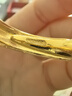 菜百首飾 黃金戒指 龍鳳喜字對(duì)戒活圈戒指女款 計(jì)價(jià) 約4.90克七夕禮物 曬單實(shí)拍圖