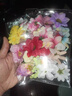 懷音尾貨:仿真花頭假花diy手工簪花材料漢服頭飾婚慶花朵痛包裝飾 【隨機大小顏色款式混合花】 20朵 曬單實拍圖