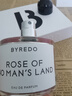 Byredo無人之境淡香精50ml/無人區(qū)玫瑰香水 EDP 玫瑰花香調(diào) 生日禮物 曬單實拍圖