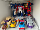 變形金剛（TRANSFORMERS）兒童男孩玩具經(jīng)典場景系列爭權(quán)奪利套裝 紅蜘蛛&大火車&閃電G2893 曬單實(shí)拍圖