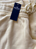 HOLLISTER25春夏baggy慵懶歐若風(fēng)運(yùn)動(dòng)衛(wèi)褲長(zhǎng)褲女裝KI347-5022 黃色 M (74A)短版 曬單實(shí)拍圖