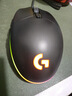 羅技（G）G102第二代游戲鼠標(biāo) RGB流光燈效鼠標(biāo) 輕量化  游戲級(jí)8000DPI傳感器 黑色 200-8000DPI 曬單實(shí)拍圖
