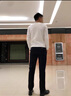 皮爾卡丹休閑褲男士秋季新款商務(wù)休閑通勤百搭直筒西褲彈力抗皺簡約褲子男 黑色 32 【2尺5】 曬單實拍圖