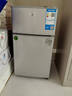 奧克斯小冰箱家用小型迷你冷藏冷凍兩用出租房宿舍用節(jié)能省電寢室辦公室電冰箱 【熱賣(mài)款 升級(jí)凈化去味】22A126DW銀 曬單實(shí)拍圖