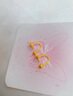 中國(guó)黃金（CHINA GOLD）黃金耳釘女士足金四葉草耳釘純金七夕情人節(jié)禮物送女友老婆 足金四葉草耳釘約2.1g 曬單實(shí)拍圖