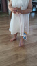巴帝巴帝夏季嬰幼兒連衣裙子女童寶寶公主裙背心沙灘裙 米白 小兔花叢 80 曬單實(shí)拍圖