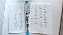 百樂（PILOT）珮爾娜PRERA透明鋼筆/練字鋼筆生日禮物 含上墨器FPRN350R-TLBF F尖淺藍 曬單實拍圖