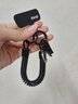 欣珠伸縮彈簧手機掛繩手腕短款防丟神器男戶(hù)外旅游彈力繩可拉伸手提出行女逛街防掉手機殼掛件吊繩新款 防丟伸縮彈簧掛繩+黑色長(cháng)夾片 曬單實(shí)拍圖