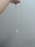 周六福珍珠項鏈年輕款雙層毛衣鏈生日禮物X0513310 橢圓7mm 120cm 曬單實拍圖