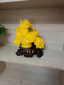 赤槿一攬牡丹花藍(lán)擺件結(jié)婚禮物家居客廳臥室裝飾工藝品喬遷新居禮品 一攬牡丹花籃仿黃玉色 曬單實拍圖