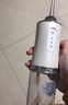 小米有品通用款電動(dòng)沖牙器深度清潔充電潔牙儀家用美牙儀便攜洗牙器久續(xù)航 豪華版白色（4個(gè)噴頭） 嚴(yán)選品質(zhì) 曬單實(shí)拍圖