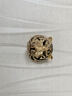 頂妃（DING FEI）老虎胸針2025新款歐美虎頭胸花別針?biāo)@領(lǐng)針西服固定 DM36-1金色  A21-303 曬單實(shí)拍圖