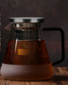 ORTOR茶壺玻璃泡茶壺耐高溫加厚花果茶壺茶具不銹鋼過濾網(wǎng)茶水壺 斯普瑞手柄茶壺（不銹鋼壺蓋 曬單實拍圖