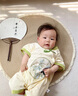 G.DUCKKIDS小黃鴨嬰兒衣服夏季薄款新生兒連體衣國(guó)風(fēng)漢服寶寶百天周歲禮服 ckx黃邊繡花 66cm 建議0-3個(gè)月8-12斤 曬單實(shí)拍圖