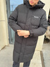 波司登反季羽絨服男女超長(zhǎng)款過膝連帽90絨保暖面包服 曬單實(shí)拍圖