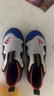 阿迪達斯（adidas）童鞋25春季新款男女大小童魔術(shù)貼包頭涼鞋 JQ2277藍/白/紅 曬單實(shí)拍圖