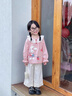 班喜迪女童套裝秋裝2025新款洋氣寶寶長(zhǎng)袖上衣小女孩童裝春秋季兒童衣服 粉色 90 曬單實(shí)拍圖