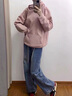 花花公子麂皮絨連帽衛(wèi)衣男美式高街痞帥休閑外套cleanfit寬松百搭上衣潮牌 黑色 常規(guī) L 曬單實拍圖