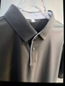 北羅蔚來(lái)工作服夏季定制t恤印字logo高端冰絲企業(yè)4S店polo文化衫工裝 【A-拉鏈款/迪桑皺】抗菌 灰白 M 曬單實(shí)拍圖