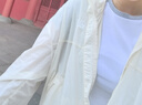 北面The North Face北面防曬衣女戶(hù)外防護防風(fēng)夾克8EXE 米白色QLI M  曬單實(shí)拍圖