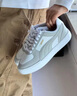 彪馬（PUMA）板鞋男鞋女鞋 2025夏季新款經(jīng)典厚底休閑鞋低幫運(yùn)動鞋透氣板鞋男 380810-35/彪馬白-灰色/Caven 38.5 曬單實拍圖