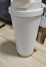 富光拾喜（FUGURNG BESTJOY）保溫杯咖啡杯男女士陶瓷內(nèi)膽隨行杯學(xué)生吸管水杯子 白色520ml 曬單實拍圖