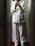 愛(ài)寶適月子服純棉紗布春夏孕婦裝產(chǎn)婦喂奶衣哺乳睡衣家居服M碼 檸檬M347 曬單實(shí)拍圖
