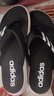 阿迪達(dá)斯 （adidas）涼拖鞋男鞋 秋季新款游泳沙灘鞋防滑耐磨休閑夾腳人字拖 EG2069/黑色/人字拖 43 曬單實(shí)拍圖