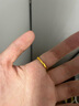 中國黃金（CHINA GOLD）官方正品足金999古法纏枝黃金戒指活口男女情侶結婚對戒生日禮物 女戒 凈金重約2.6g 曬單實(shí)拍圖